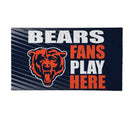 Chicago Bears Fan PVC Mat, 28"x16"