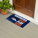 Denver Broncos Fan PVC Mat, 28"x16"