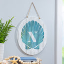 Coastal Door Decor Shell Monogram 18" N