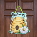 Bee Happy Hive Door Decor