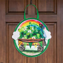 Lucky Wagon Door Decor