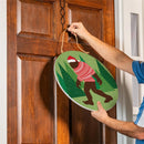 High Country Bigfoot Christmas Door Decor, MDF, 18"