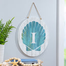 Coastal Door Decor Shell Monogram 18" I