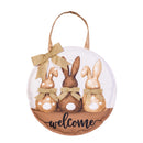 Every Bunny Welcome Here Door Decor