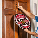Chicago Blackhawks,100 Anniversary Round Door Decor with Hanging Rope, 18x18