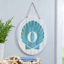 Coastal Door Decor Shell Monogram 18" O