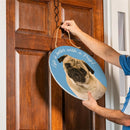 Pet Central Dog Wood Round Door Decor, Pug 18"