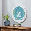 Coastal Door Decor Shell Monogram 18" Z