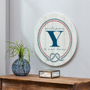 Coastal Door Decor Monogram White 18" Y