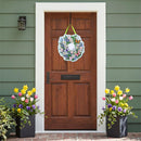 Welcome Butterfly Garden Wreath Door Decor