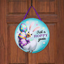 Just a Hoppy Goose Door Decor