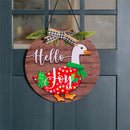 Hillside Pasture Giddy the Goose™ 4-Season Hello Interchangeable Sign Set