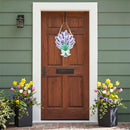 Blue Lavender Door Decor