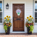 Blue Lavender Door Decor