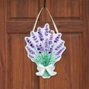 Blue Lavender Door Decor