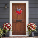 Hello Love Heart Shaped Door Decor