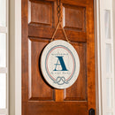 Coastal Door Decor Monogram White 18" A