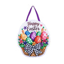 Colorful Egg Welcome Door Decor