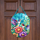 Hummingbird Haven Door Decor