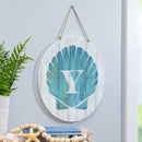 Coastal Door Decor Shell Monogram 18" Y