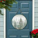 Winter Grove Forest Door Decor, MDF, 18"