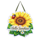 Sunflower Burst Door Decor