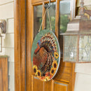 Harvest Blossom Turkey Wood Door Decor, 18"
