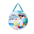 Just a Beachy Goose Door Decor