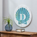 Coastal Door Decor Shell Monogram 18" D