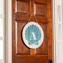 Coastal Door Decor Shell Monogram 18" A