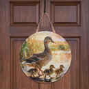Mother Duck & Ducklings Door Decor