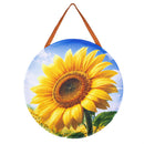 Golden Sunflower Field Door Decor