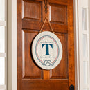 Coastal Door Decor Monogram White 18" T