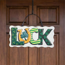L.O.V.E and L.U.C.K Reversible Door Decor