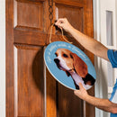 Pet Central Dog Wood Round Door Decor, Beagle, 18"