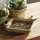 NAPA Home & Garden, WEATHERED GARDEN SQUARE BIRD TRAY,DG220