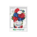Red White & Bloom Drinkware Gift Set Ceramic Flare Cup and Artificial Table Decor, 12oz, Gift Box
