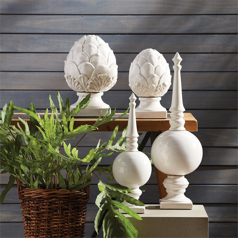 Napa Home Garden, CONSERVATORY ARTICHOKE FINIAL SMALL,dg404