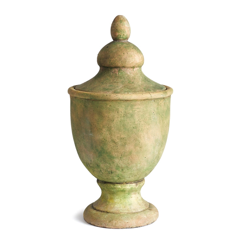 Napa Home Garden, WEATHERED GARDEN LIDDED URN LARGE,dg409