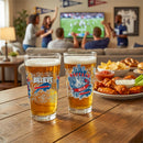 Buffalo Bills 16oz Glass pint, Set of 2