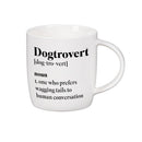 Hillside Pasture Pet Drinkware Gift Set Ceramic Cup with Quick Dry Towel, Dogtrovert, 10oz, Box
