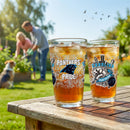 Carolina Panthers 16oz Glass pint, Set of 2