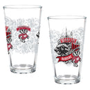 University of Wisconsin-Madison 16oz Glass pint, Set of 2