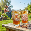 University of Texas 16oz Glass pint, Set of 2