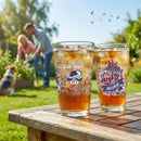 Colorado Avalanche 16oz Glass pint, Set of 2