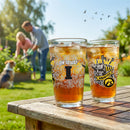 University of Iowa 16oz Glass pint, Set of 2