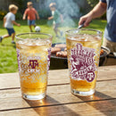 Texas A&M 16oz Glass pint, Set of 2