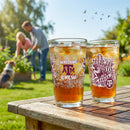 Texas A&M 16oz Glass pint, Set of 2