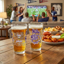 Minnesota Vikings 16oz Glass pint, Set of 2