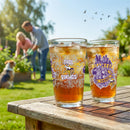 Minnesota Vikings 16oz Glass pint, Set of 2